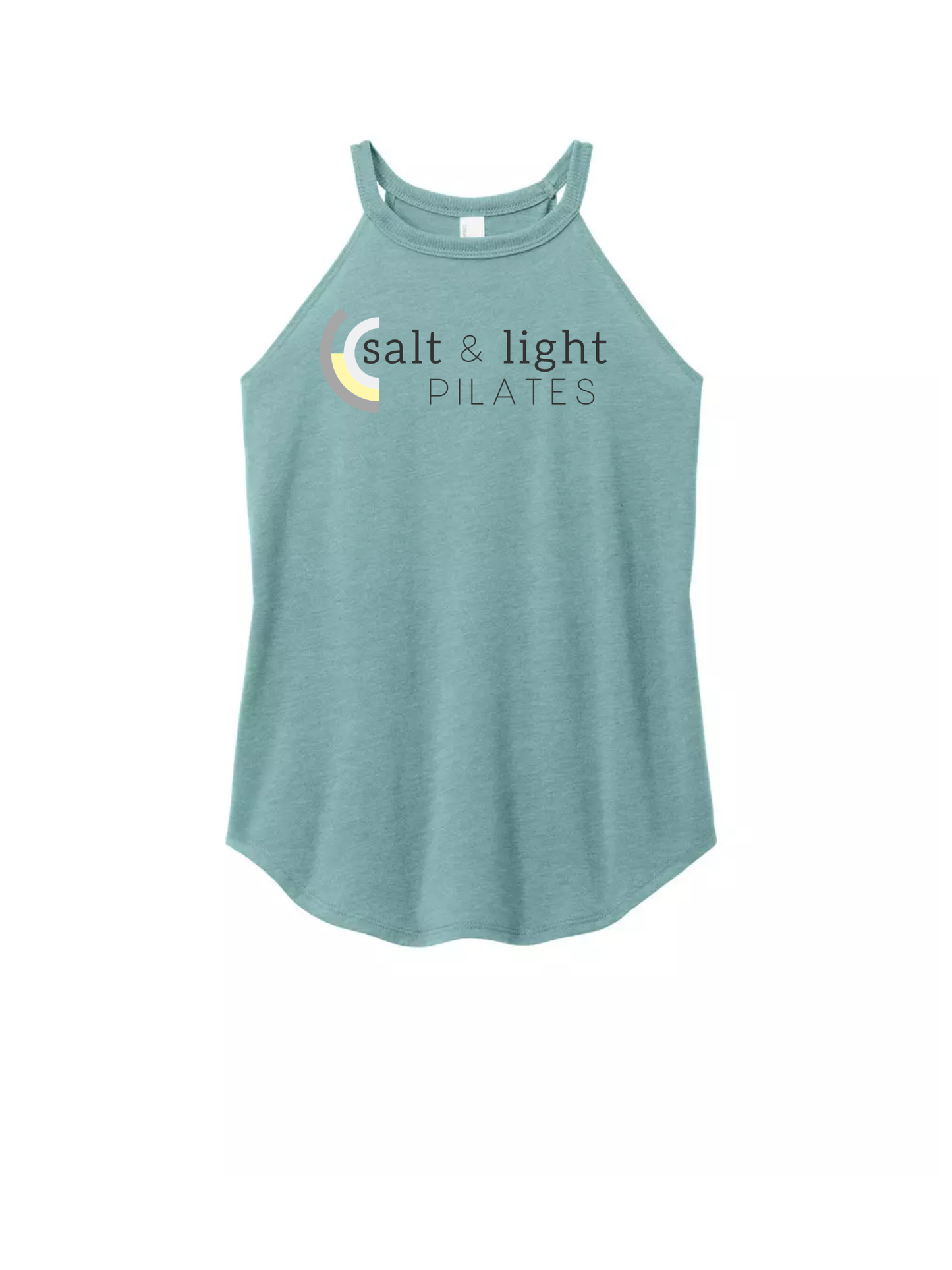 District Tri Rocker Tank - Heathered Eucalyptus
