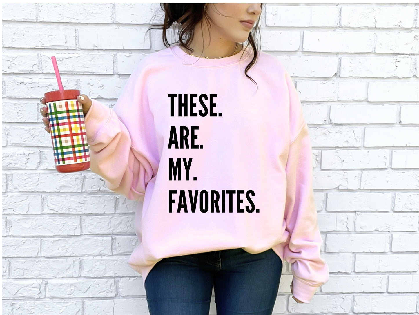 Favorites Sweatshirt - Black Print