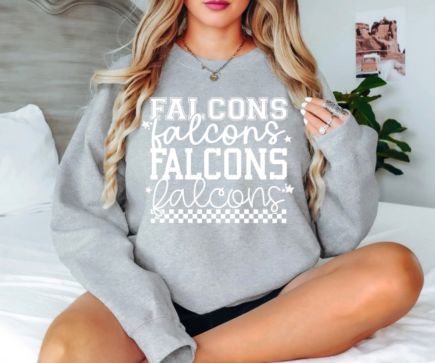 Falcons Stacked Fonts
