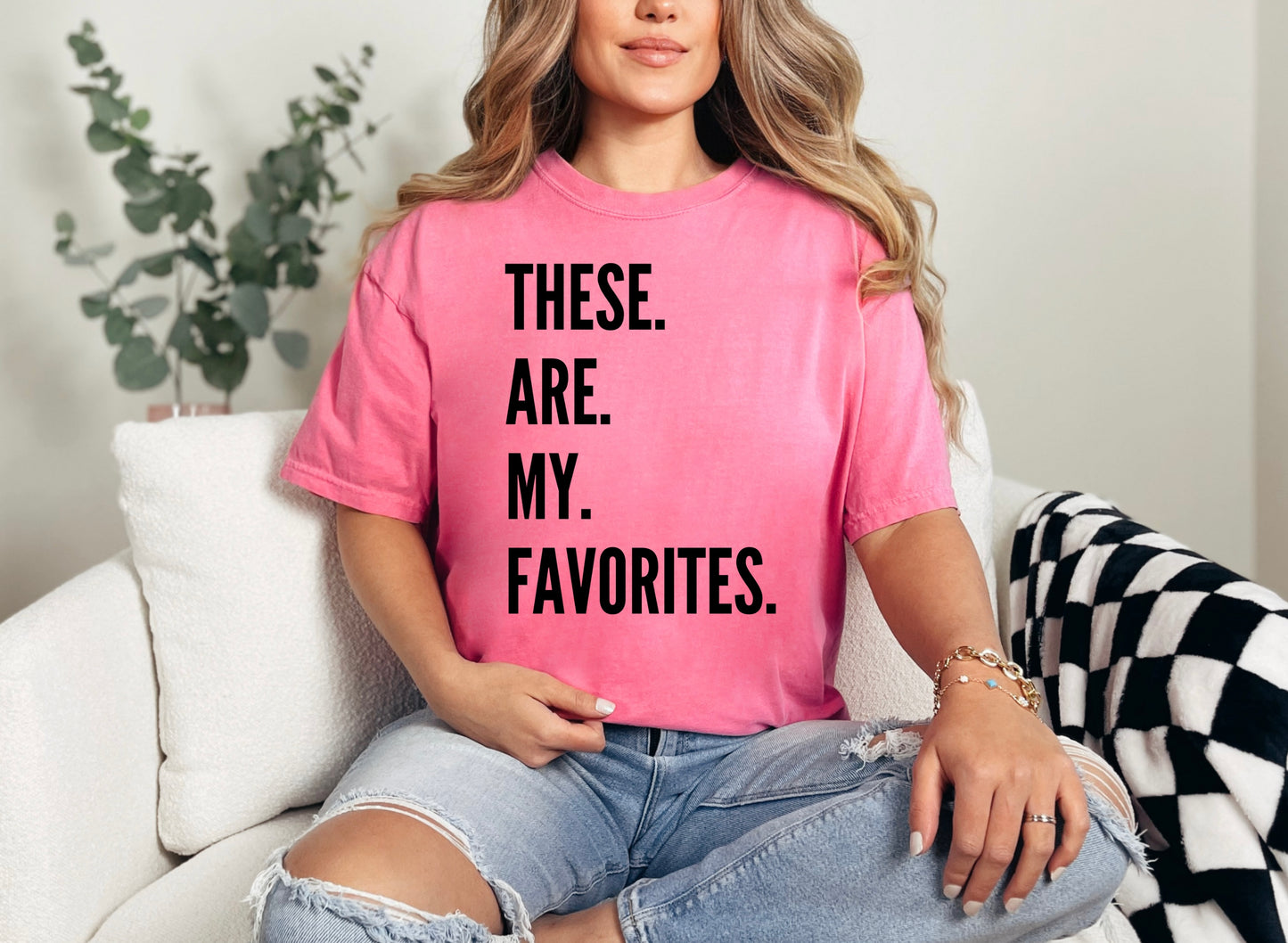 Favorites T-Shirt - Black Print