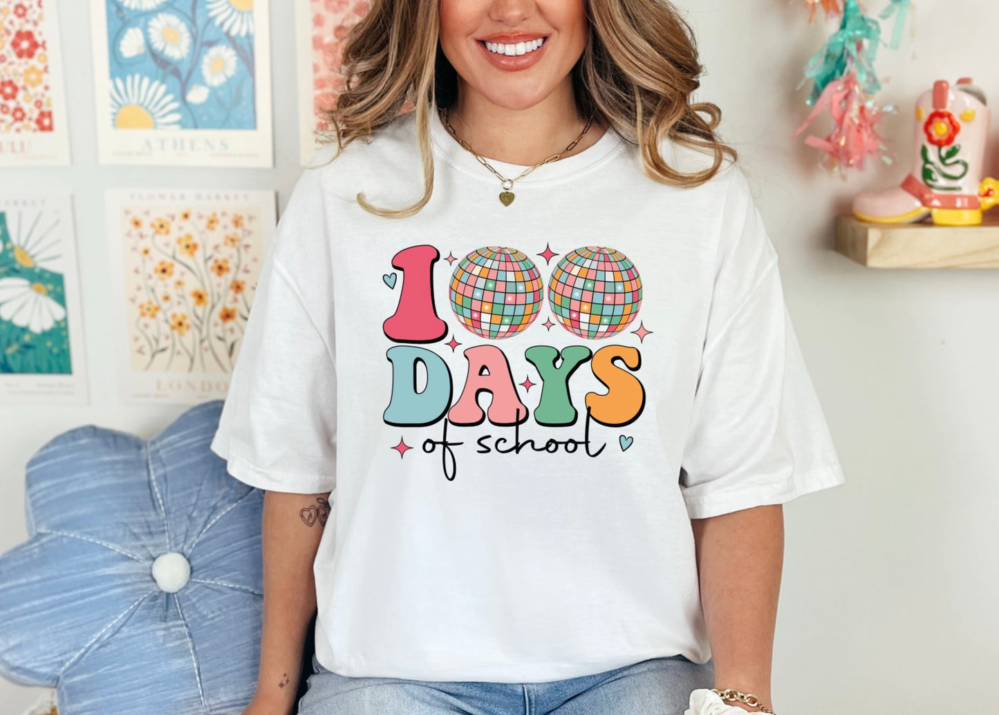100 Days of School Disco Balls