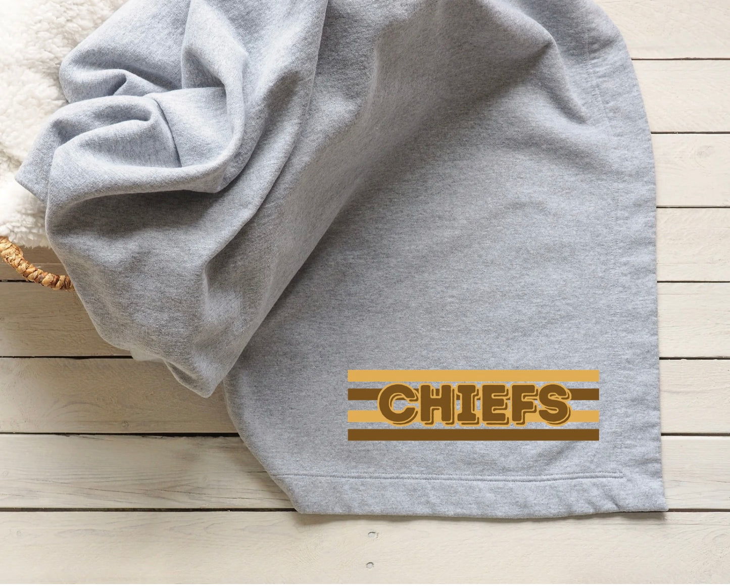 Chiefs Thin Stripe Blanket