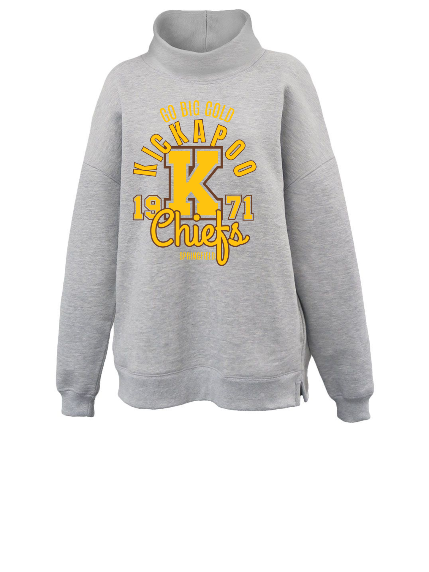 Go Big Gold Chiefs Mockneck