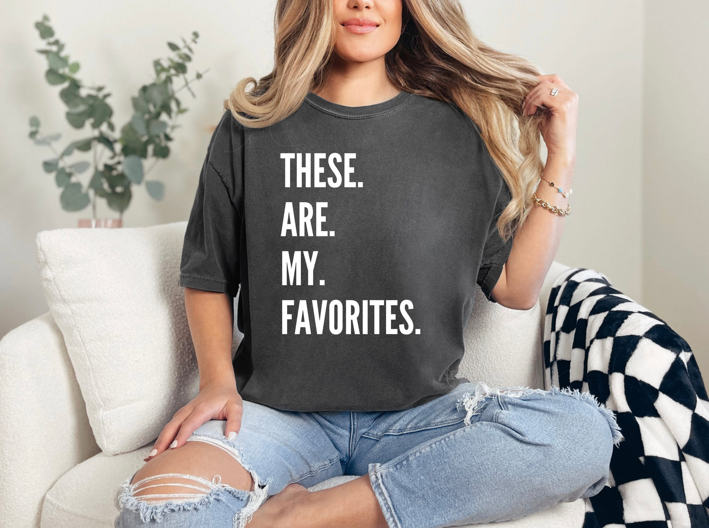Favorites T-Shirt - White Print