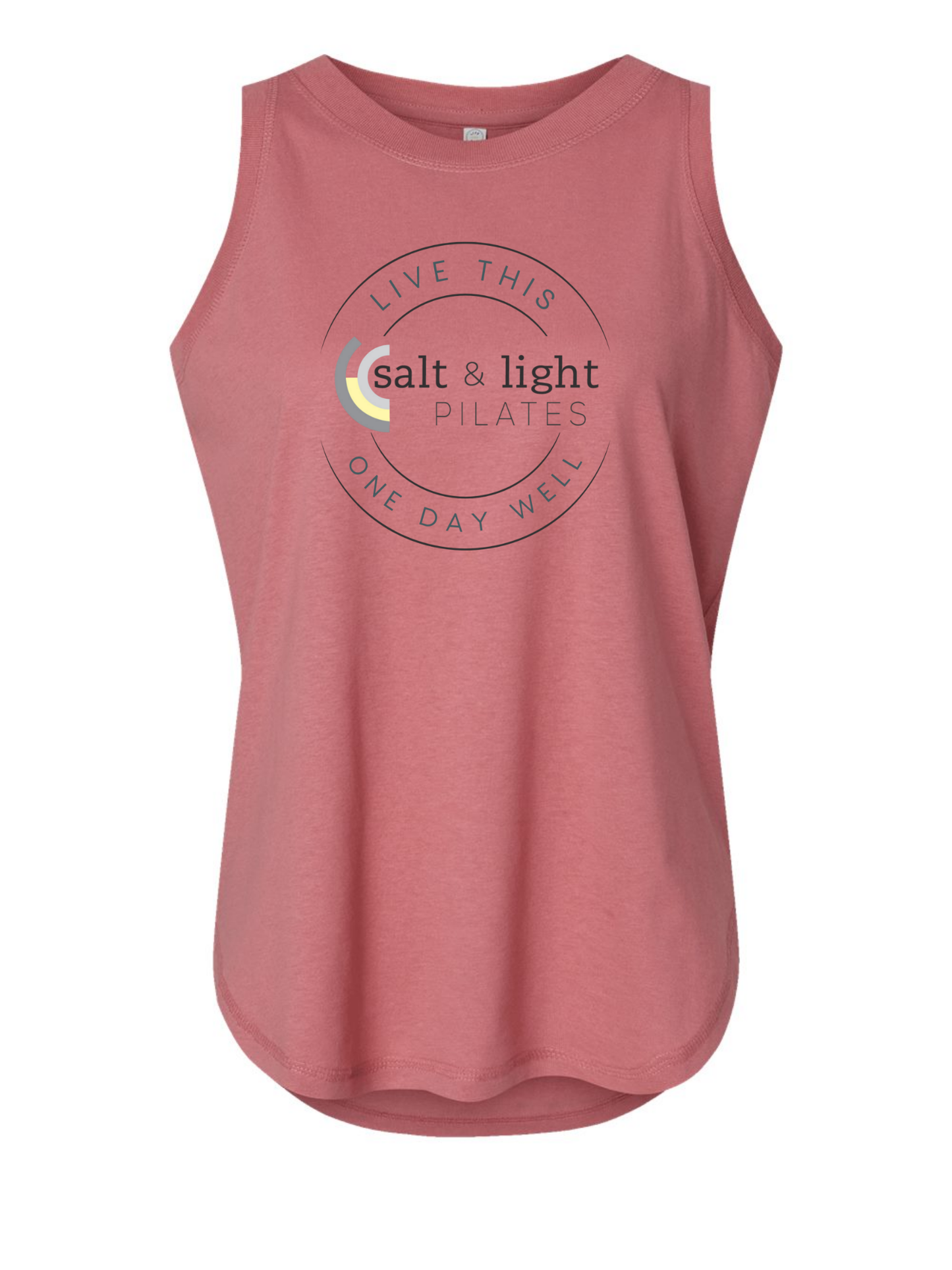 LAT Women's relaxed Fine Jersey Tank - Mauvelous