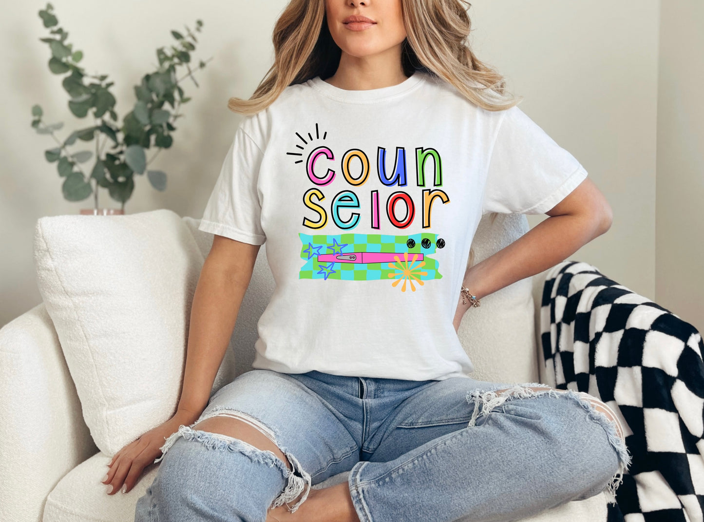 Counselor Colorful Burst