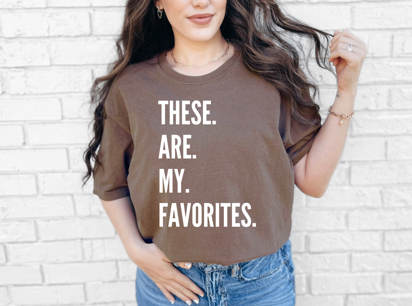 Favorites T-Shirt - White Print