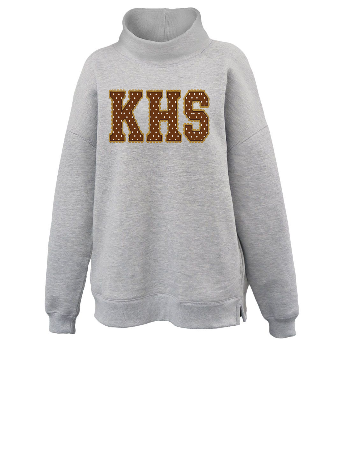 KHS Lace Dot Mockneck