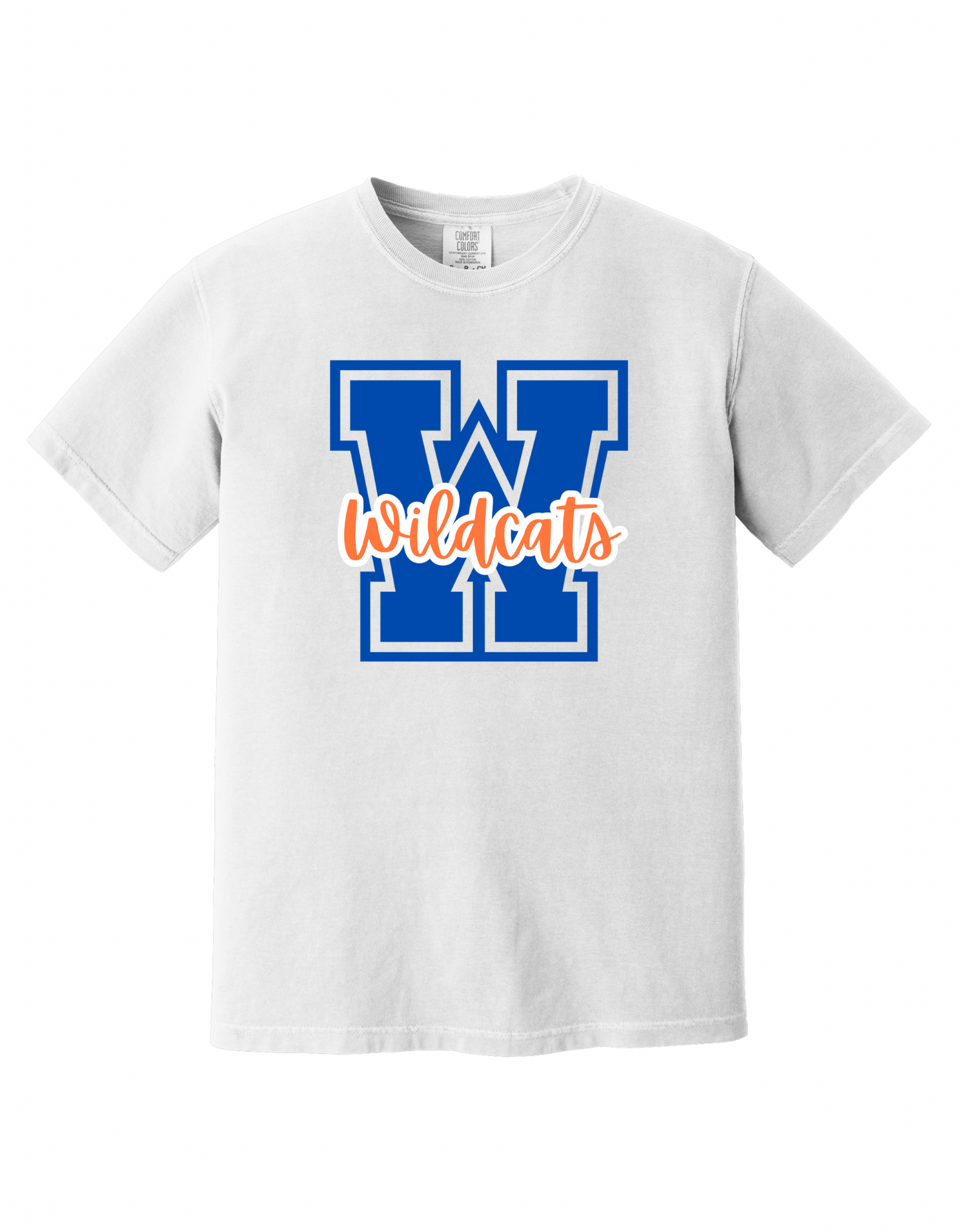 Wildcats W w/ Orange - Adult Tee