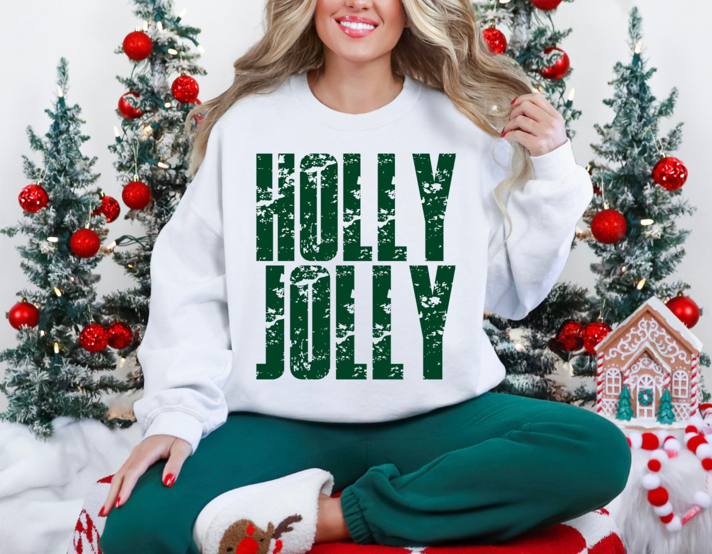 Holly Jolly - Distressed