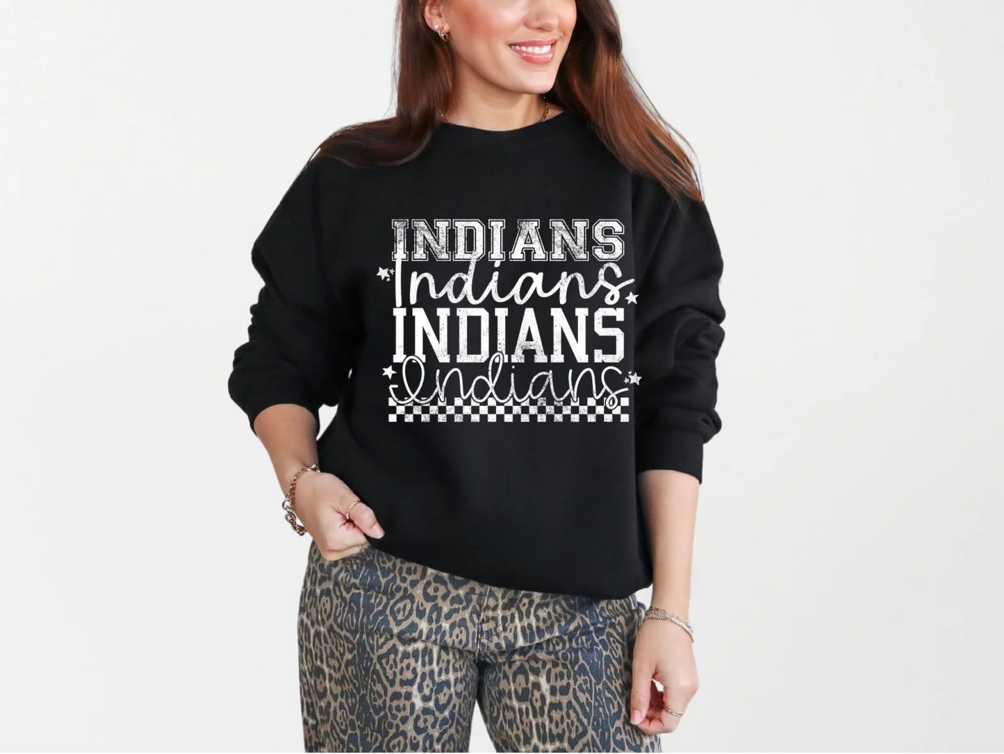Indians Stacked Fonts