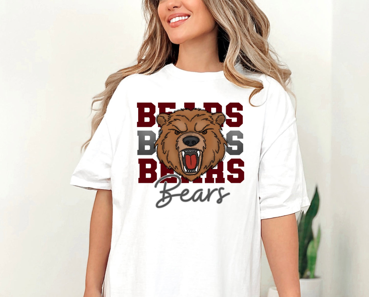 Bears Stacked Mascot