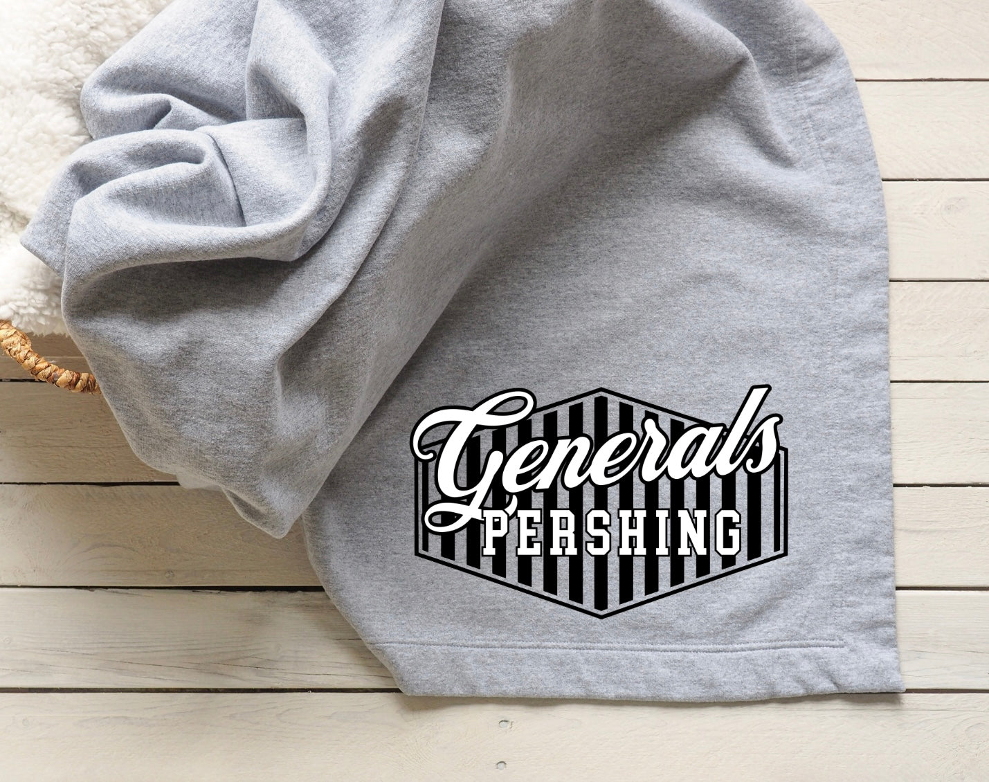 Stadium Blanket - Generals Vertical Stripe