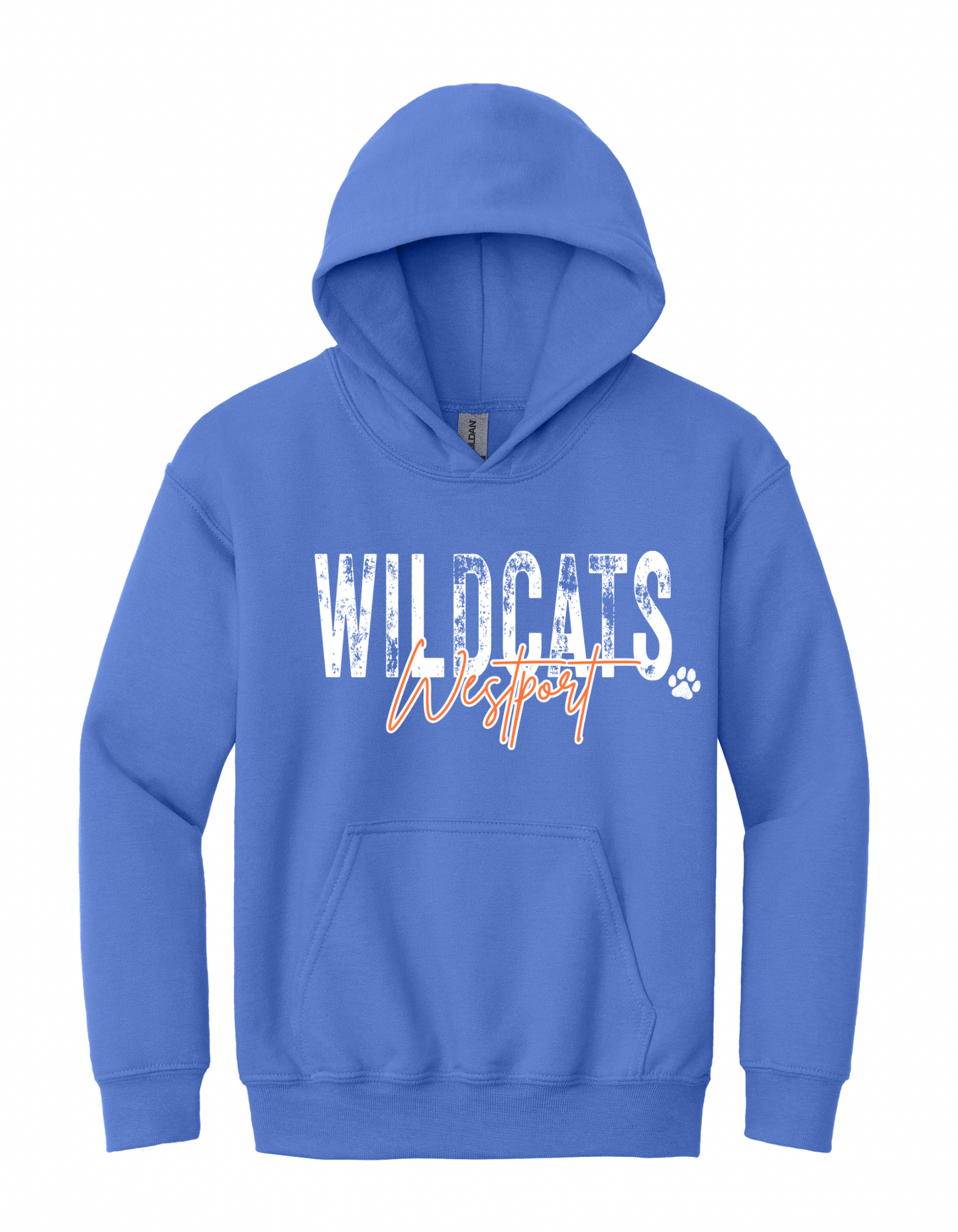 Westport Wildcats Distressed - Adult Sweatshirts