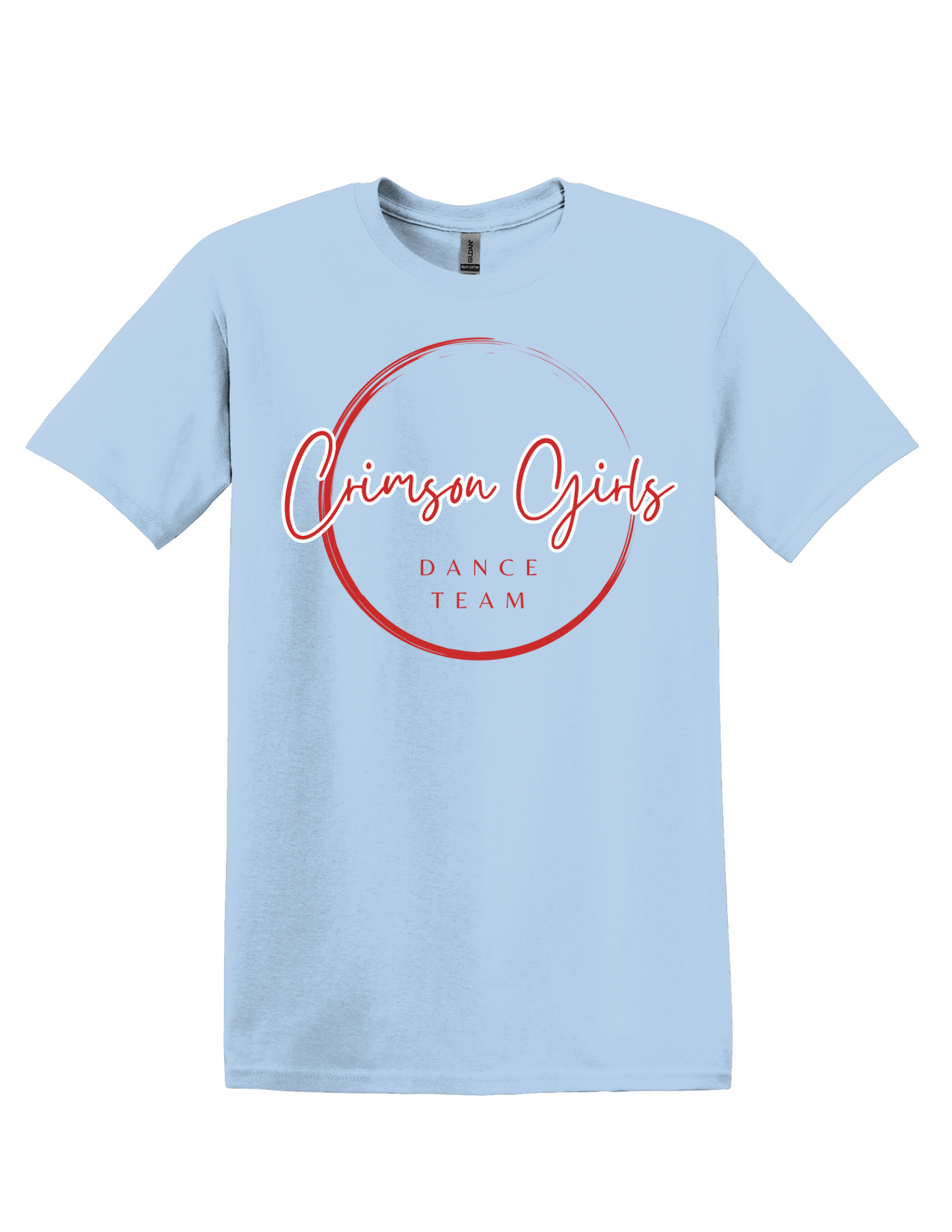 Crimson Girls Dance Team Circle - T-Shirt