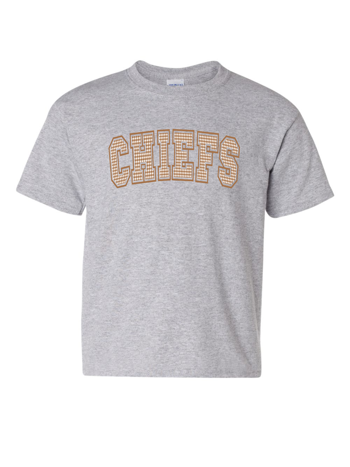 Chiefs Brown Gingham - YOUTH