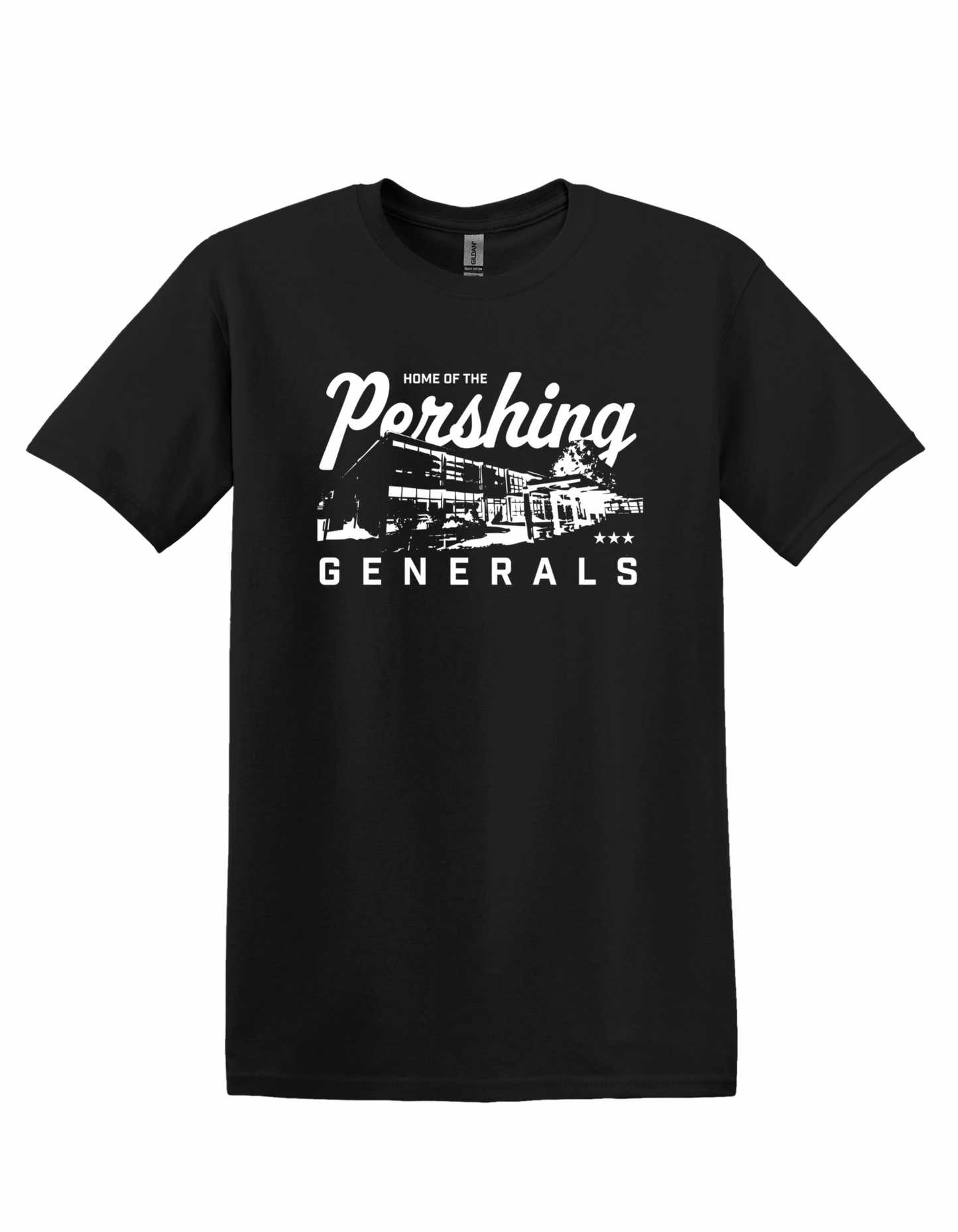 Pershing Building - Adult T-shirt