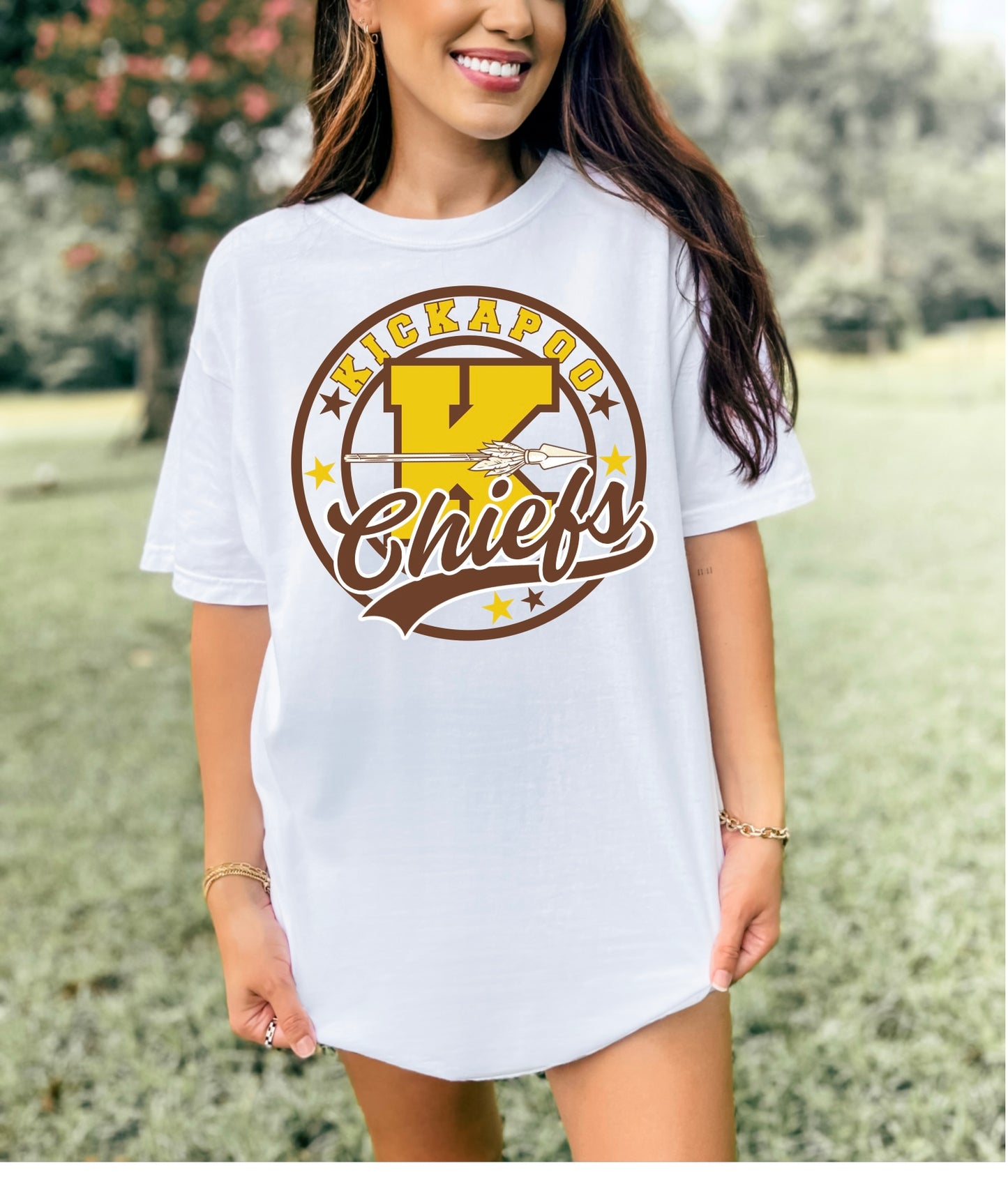 Kickapoo Round Star Mascot