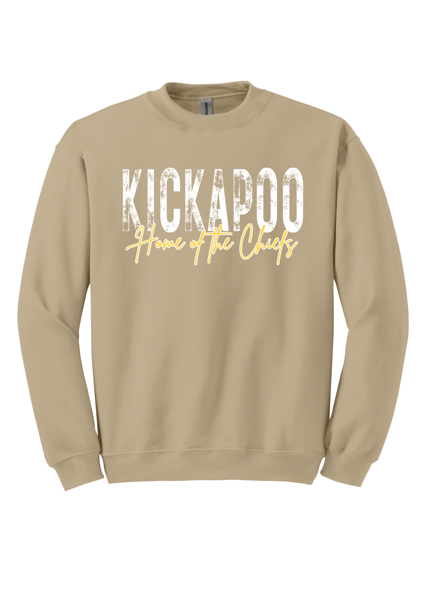 Kickapoo Home of the Chiefs Distressed