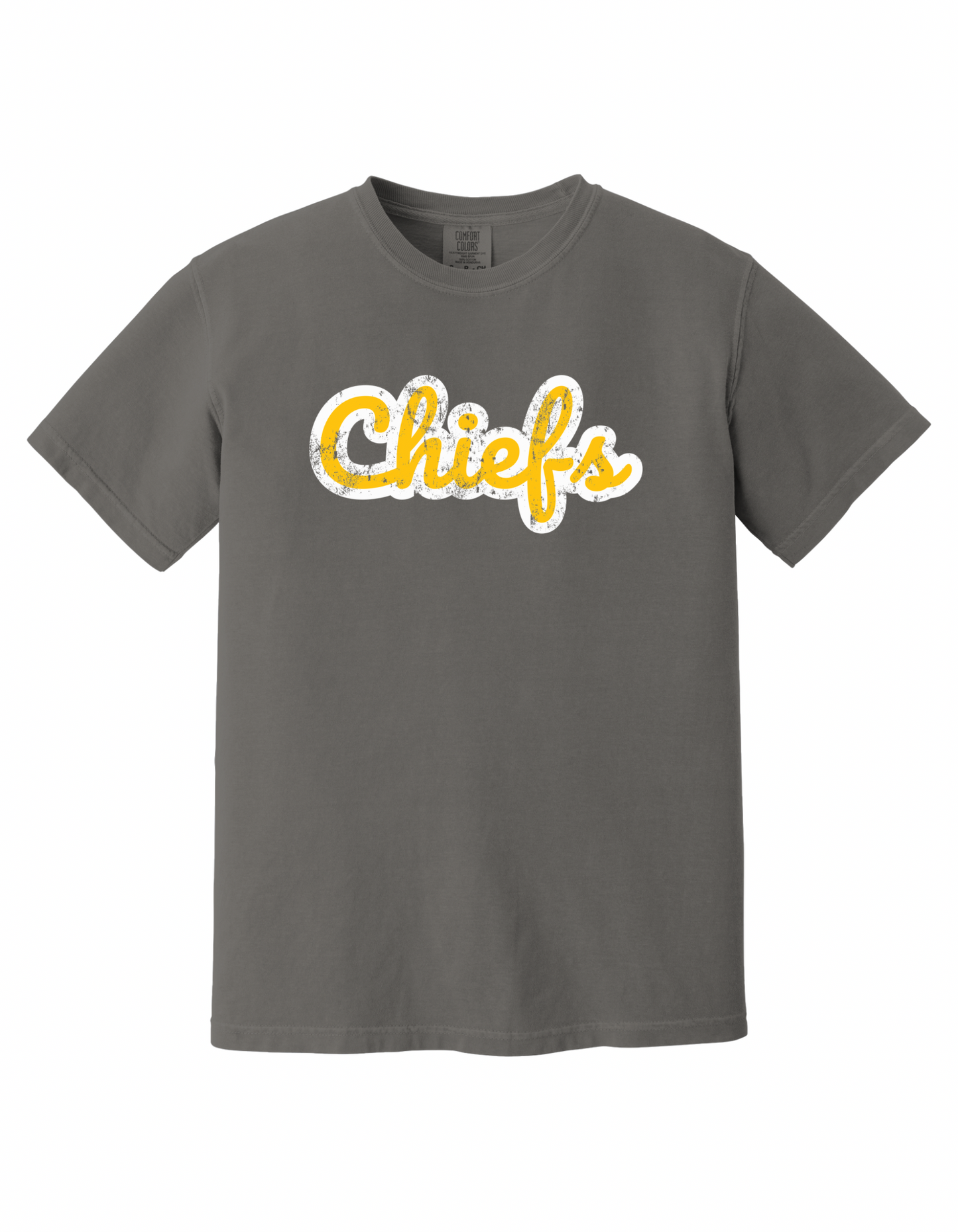 Chiefs - Retro Distressed - Gold