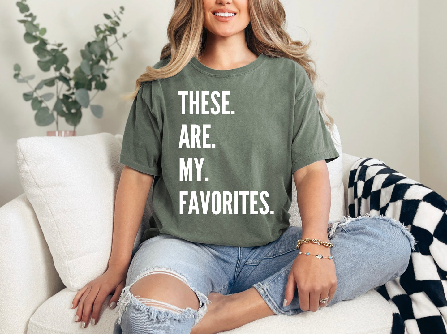 Favorites T-Shirt - White Print