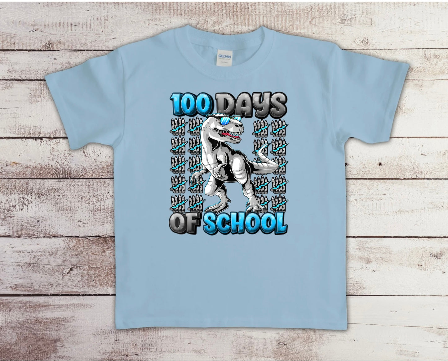 100 Days of School T Rex - YOUTH