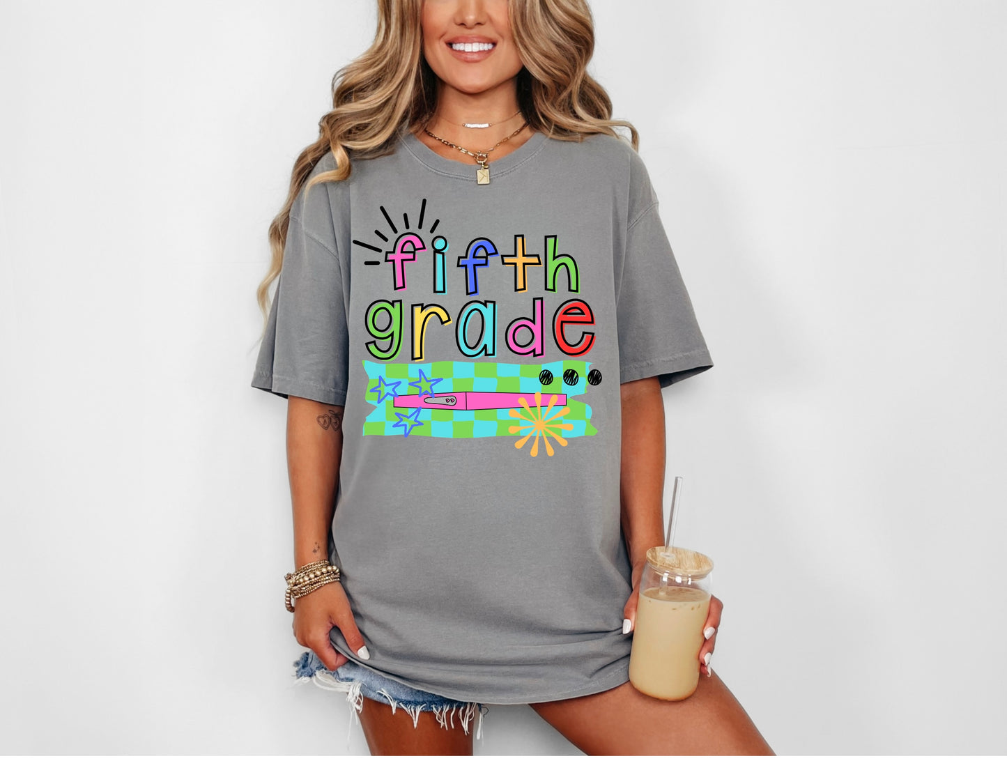 Fifth Grade Colorful Burst