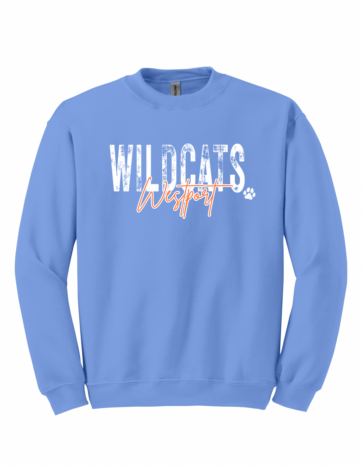 Westport Wildcats Distressed - Adult Sweatshirts