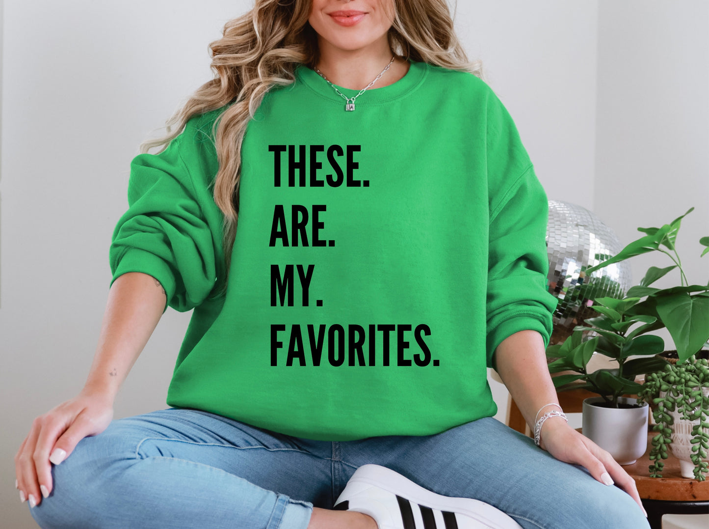 Favorites Sweatshirt - Black Print