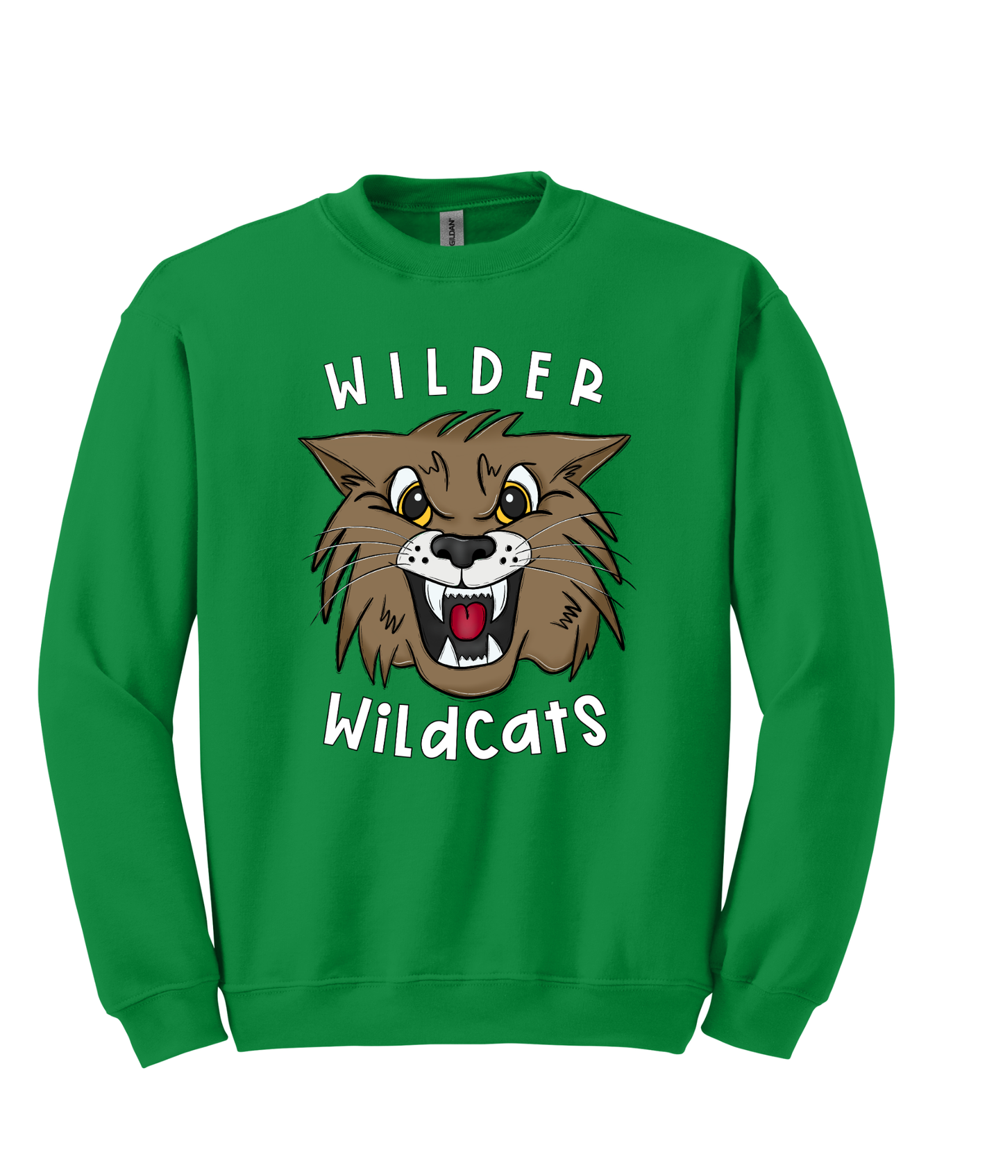 Wilder Wildcats Large Colorful Mascot Face - Adult