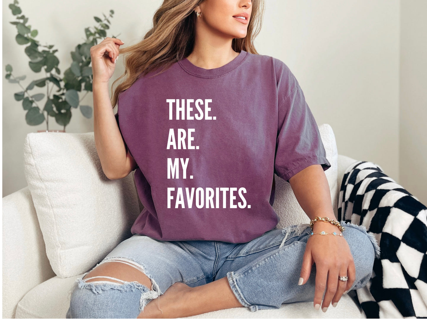 Favorites T-Shirt - White Print