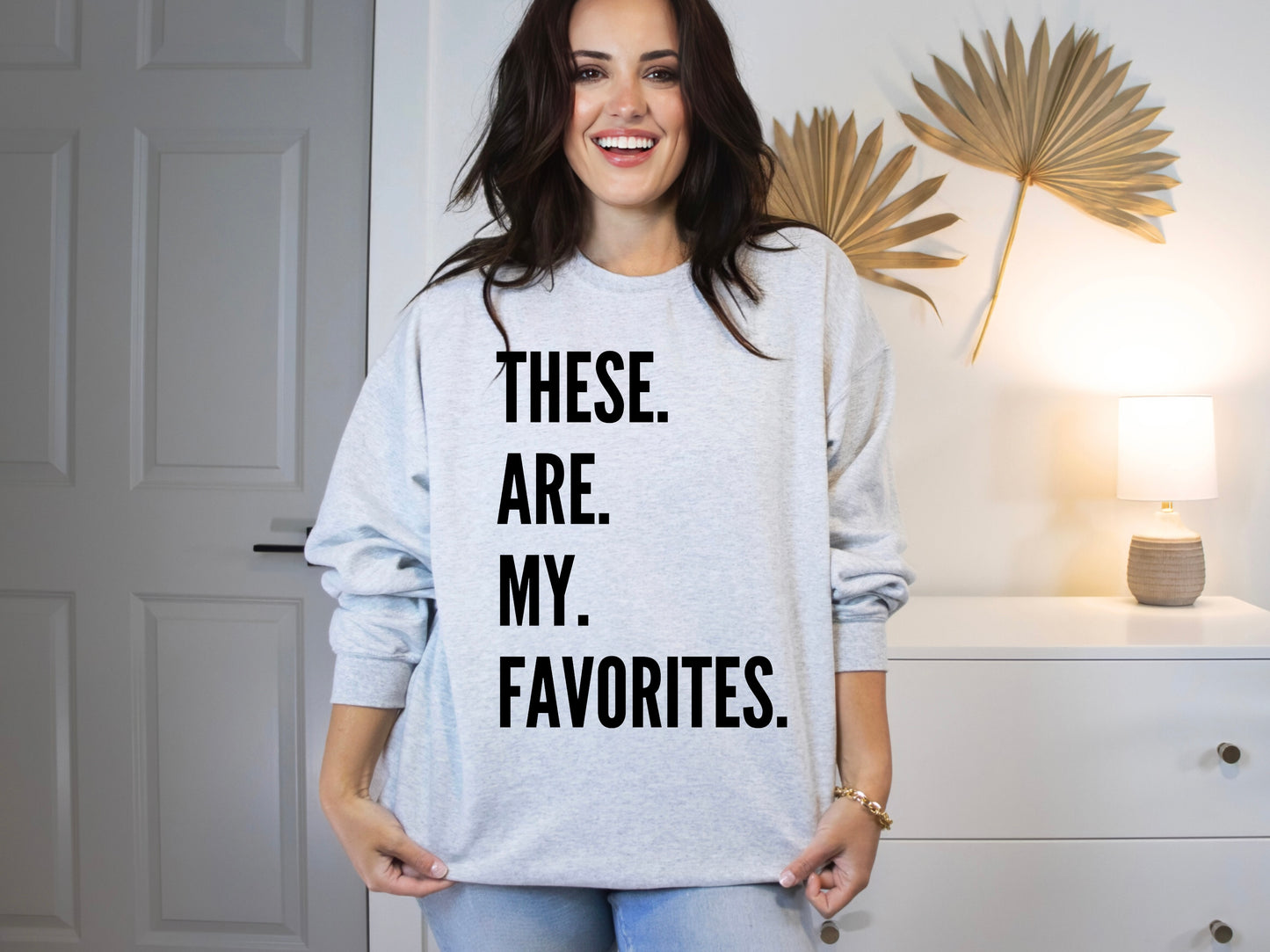 Favorites Sweatshirt - Black Print