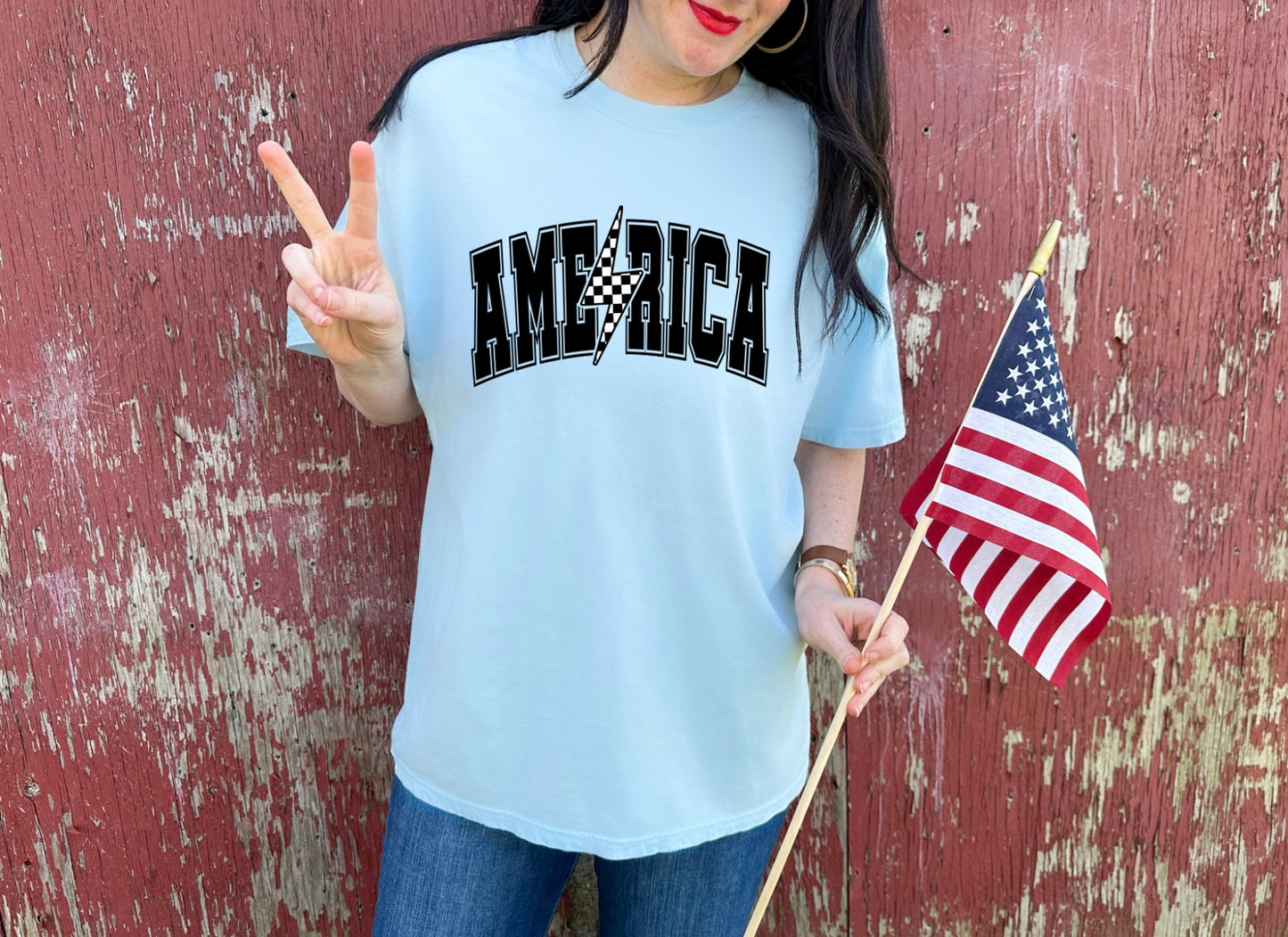 America - Black Checker