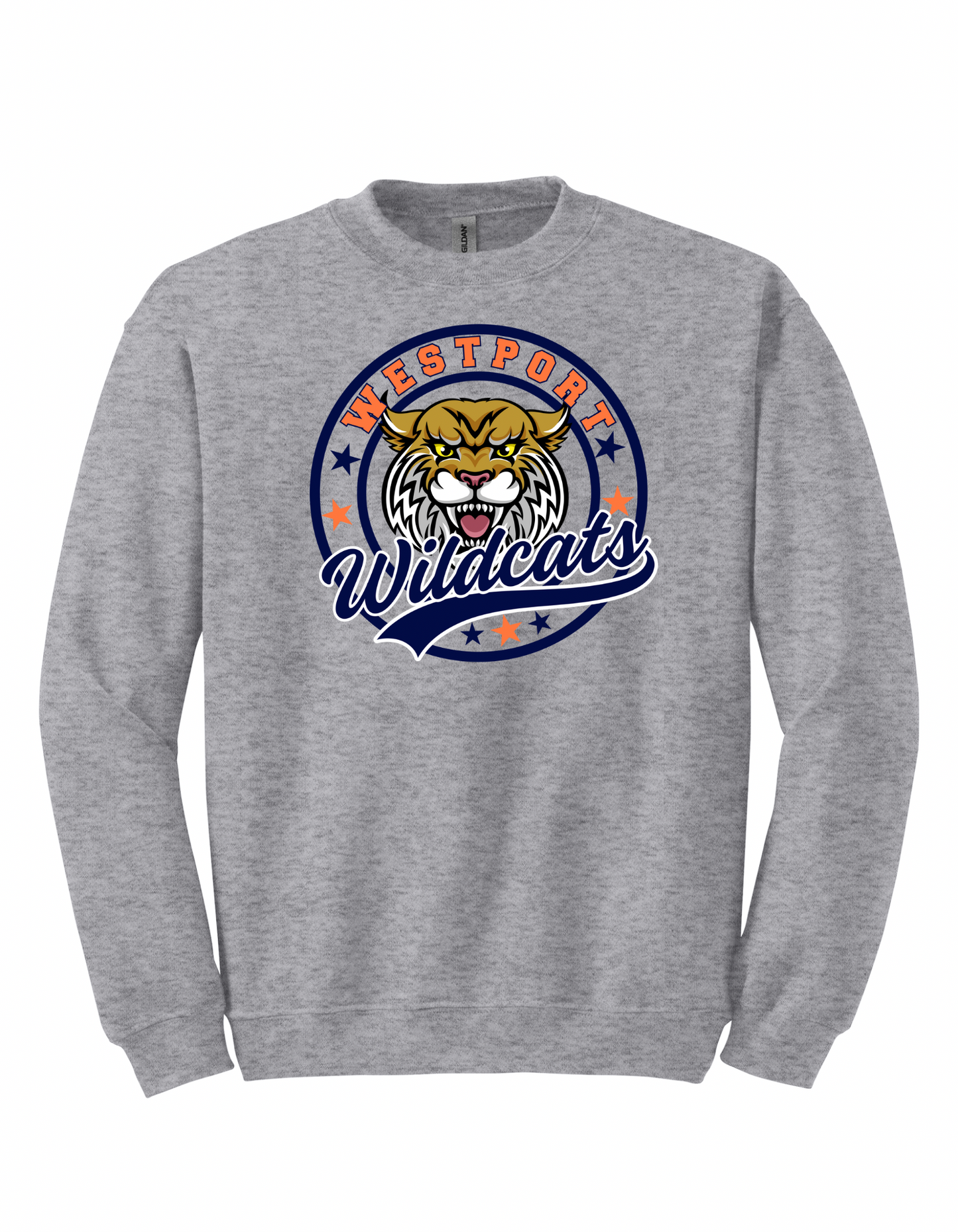 Westport Round Star Mascot - Adult Sweatshirts
