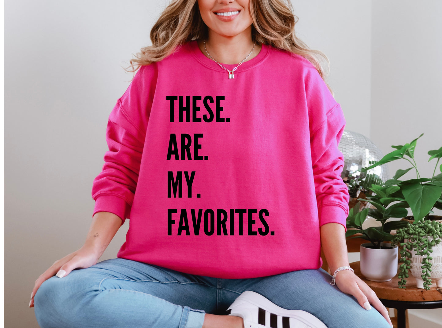 Favorites Sweatshirt - Black Print