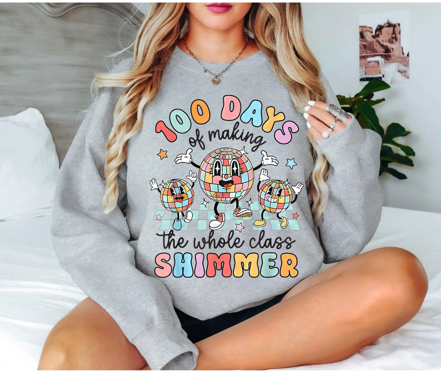 100 Days of Making the Whole Class Shimmer