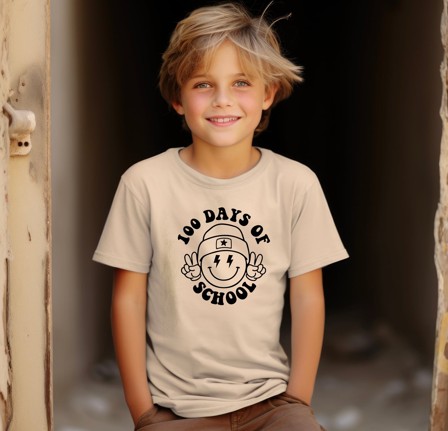 100 Days of Smiling! 4 colors - Youth