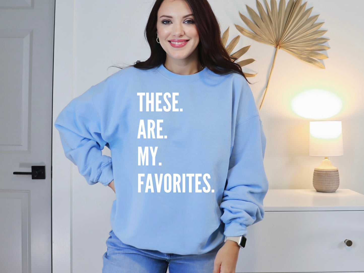 Favorites Sweatshirt - White Print