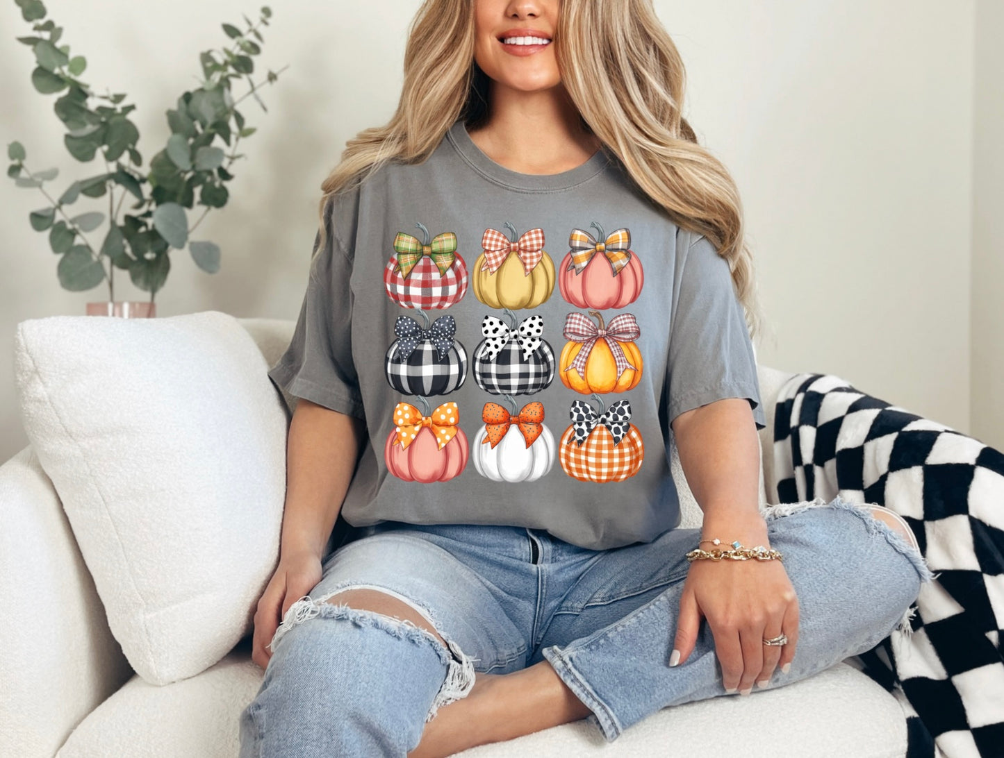 Plaid Pumpkin Collage