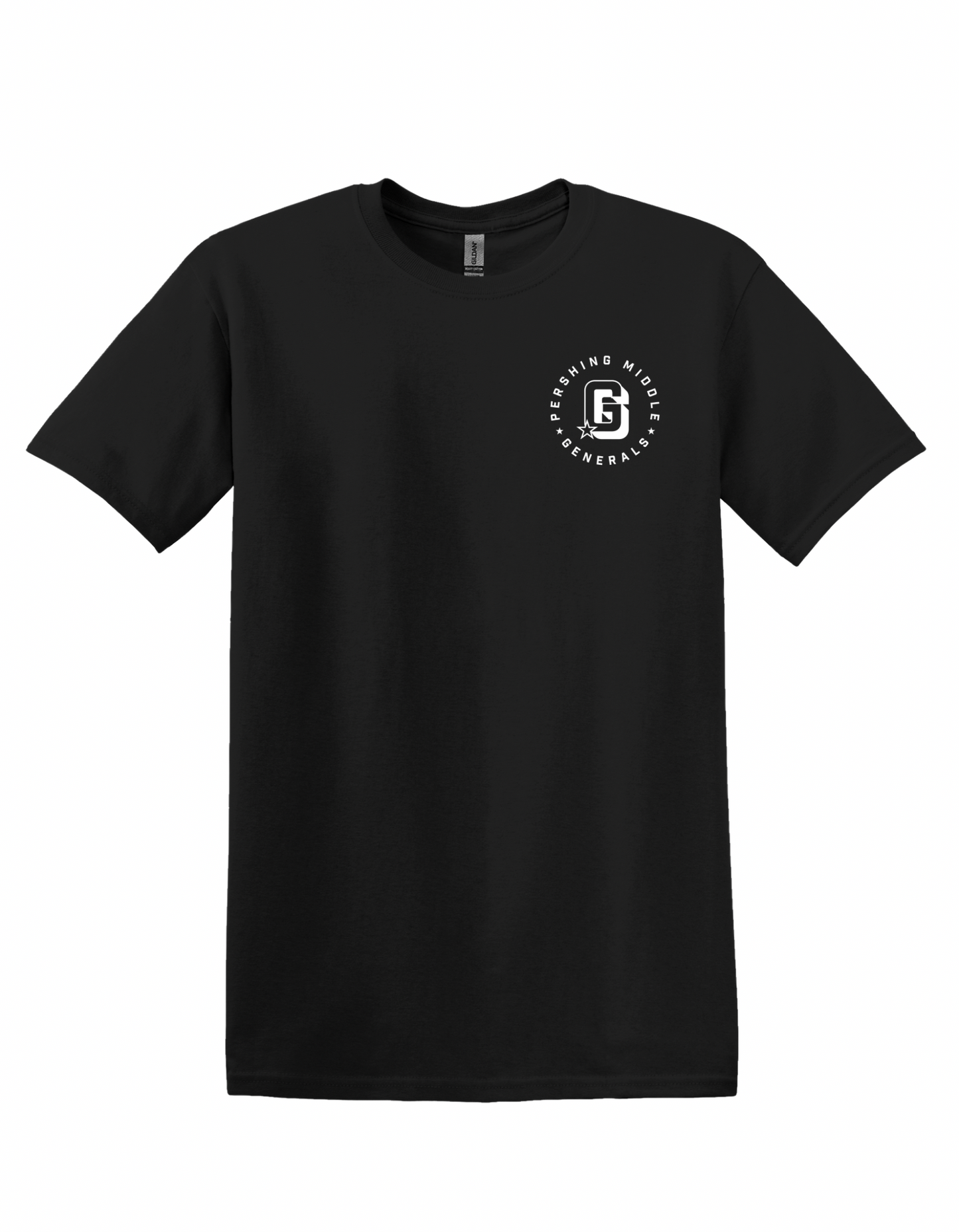 Pershing Middle Round - Adult T-shirt