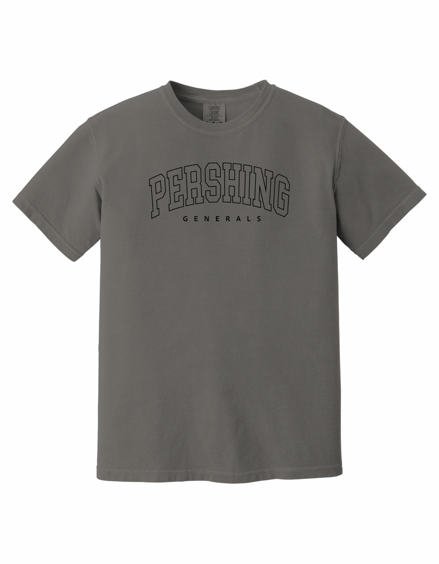 Pershing Generals Outline - Adult T-shirt