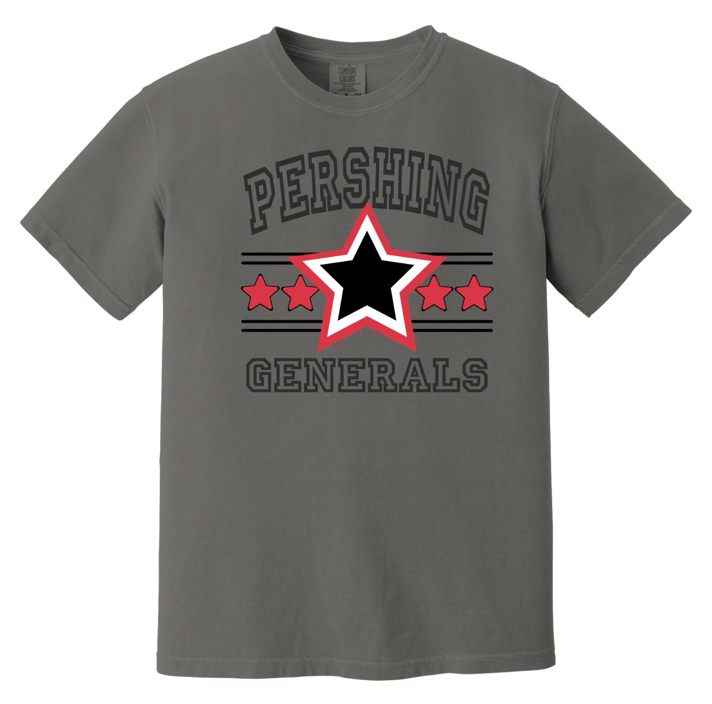 Pershing Large Star - Adult T-shirt