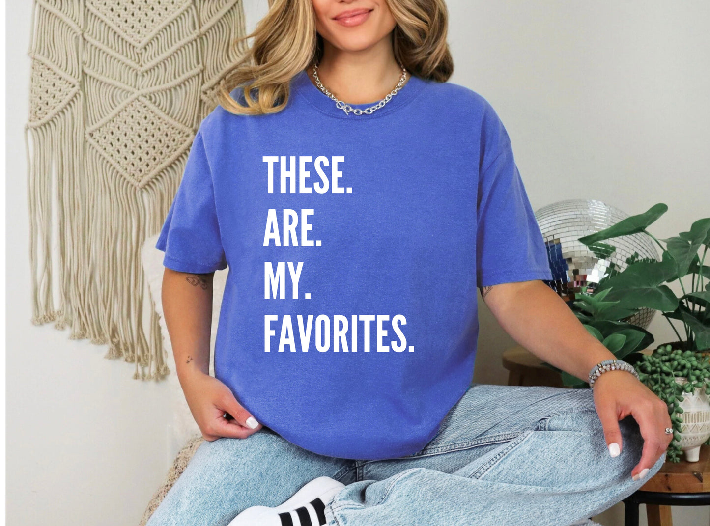 Favorites T-Shirt - White Print