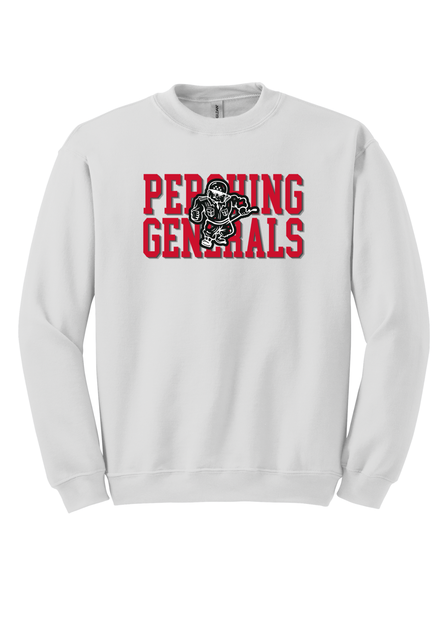 Pershing Generals Red Font - YOUTH Sweatshirt