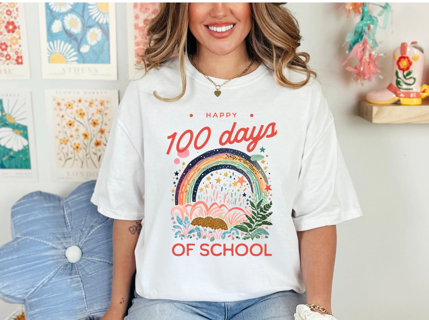 Happy 100 Days Rainbow