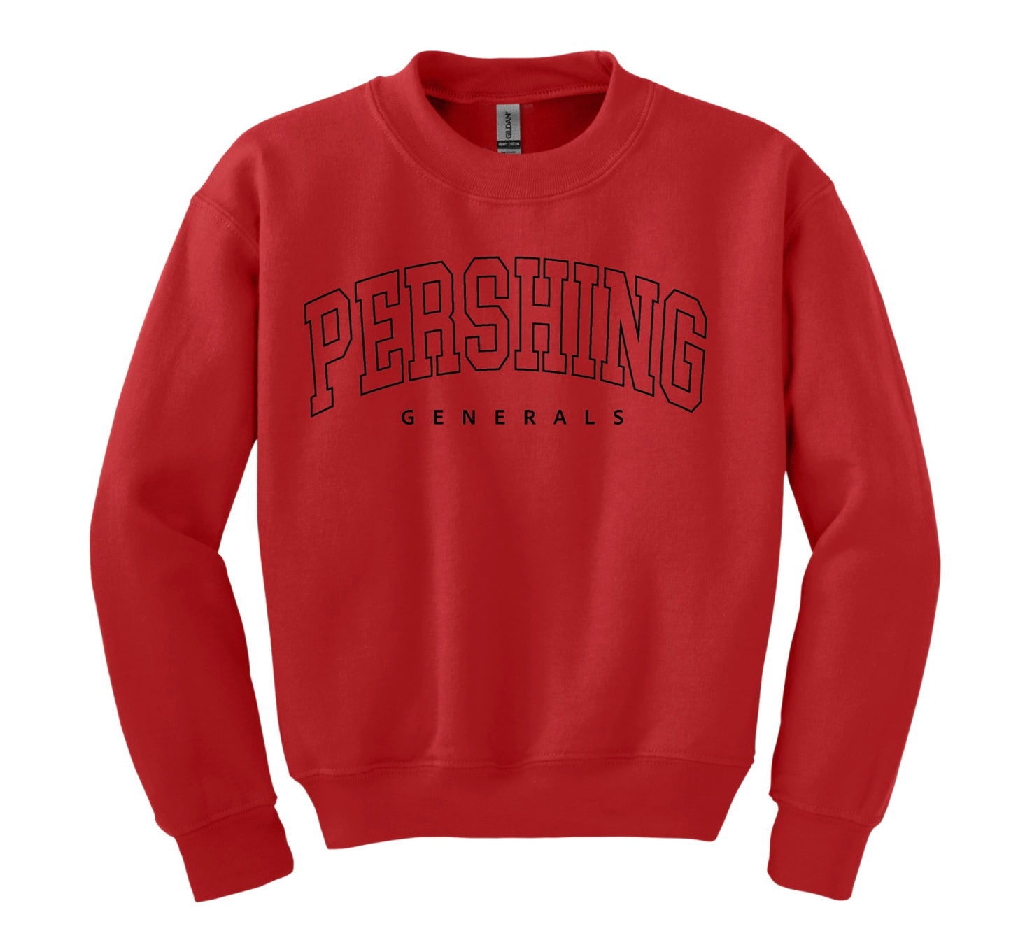 Pershing Generals Outline - YOUTH Sweatshirt
