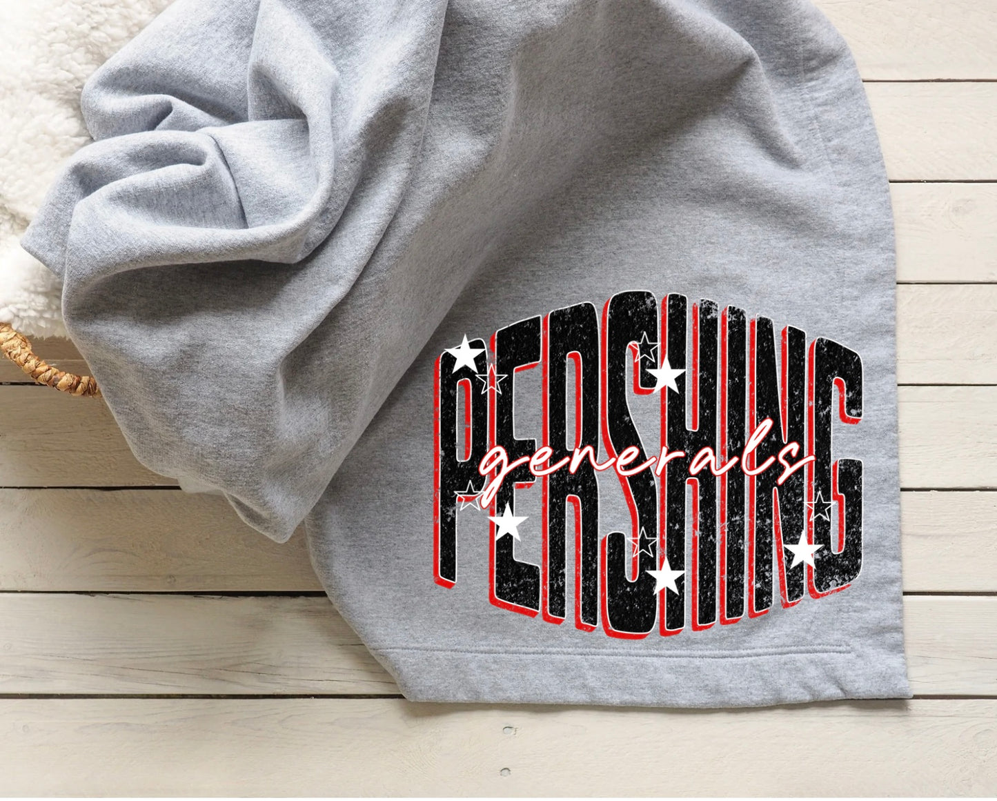 Stadium Blanket - Pershing Generals - Small Stars