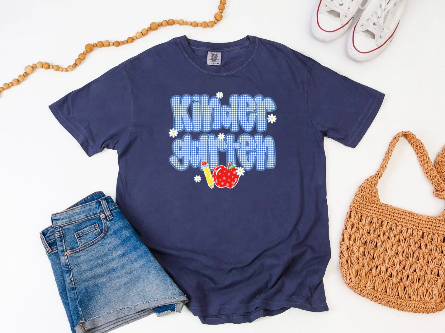 Blue Gingham - Kindergarten