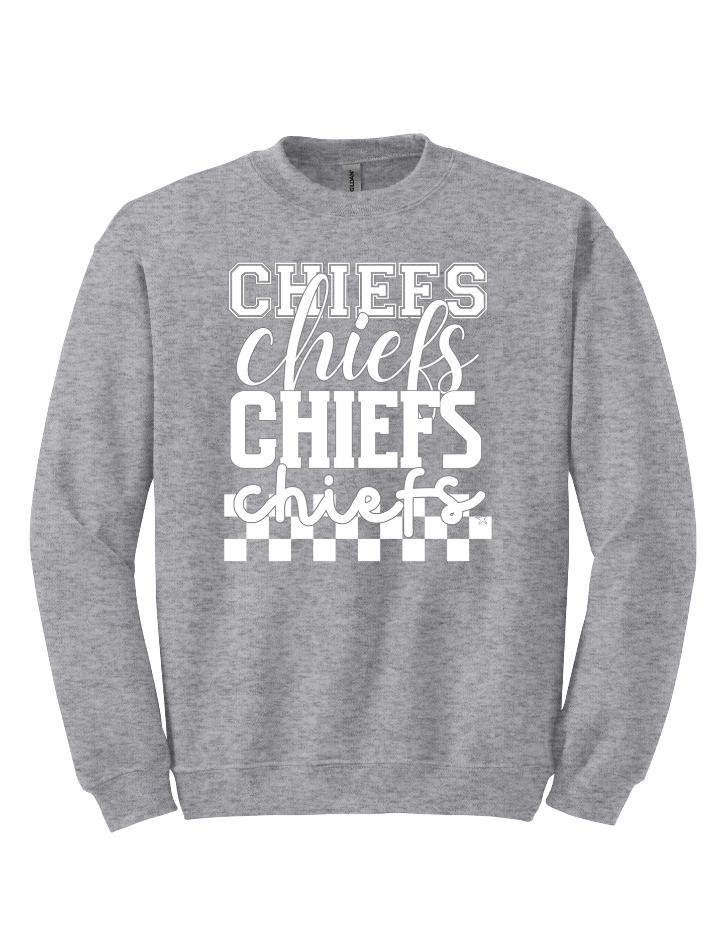 Chiefs Stacked White