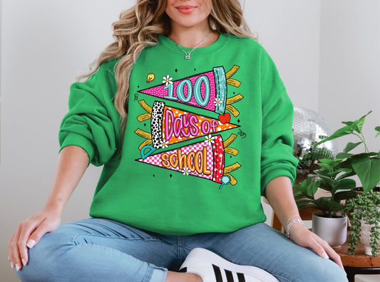 100 Days of School Pennant